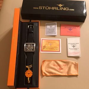 Stuhrling Skeleton Automatic 20 Jewell Watch